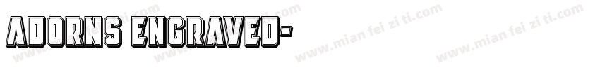 AdornS Engraved字体转换